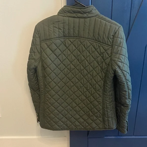 Faded Glory Women's Quilted Puffer Jacket - Dark Green - Picture 7 of 7